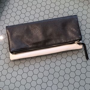 Banana Republic leather clutch